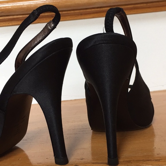 Nina sparkling retro VGUC peeptoe platform style - Picture 4 of 8